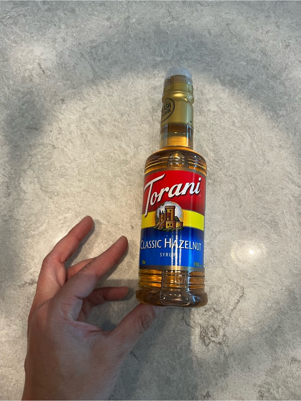 Classic Hazelnut Syrup - Gold Bottle